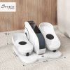 Soozier Under Desk Elliptical Machine, Ellipse Leg Exerciser for Seniors with LCD Monitor, Remote Control and 10 Speeds