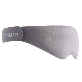 3D Light-Blocking Sleep Mask - Skin-Friendly & Breathable for Travel, Home & Office, Relieves Eye Fatigue (Color: GRAY)